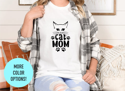 Cat Mom T-shirt, Funny Cat Shirt, Cat Mom Gift, Cute Shit Tee, Cat Mom Shirt, Cat Lover Tee, Kitty Walking T-shirt, Funny Kitty T-shirt